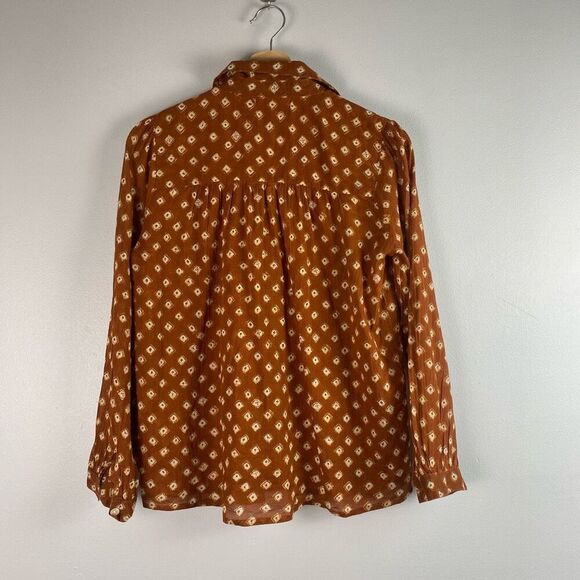 Maison Hotel Ziggy Boho Blouse in Bandhani Spring Pattern - Picture 2 of 7